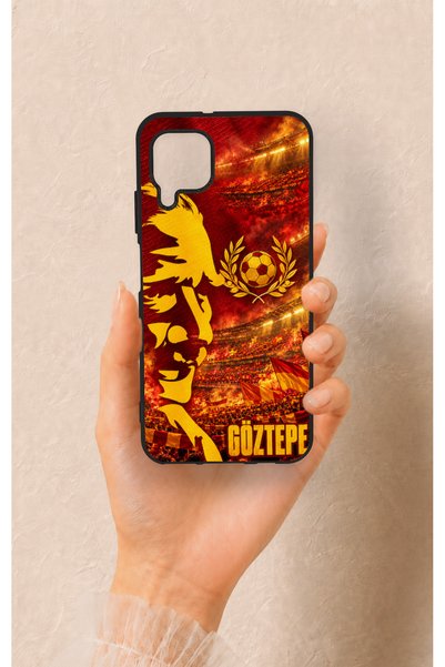 Vip Case Huawei P40 Lite Compatible Silicone Case with a Göztepe-Themed Pattern.