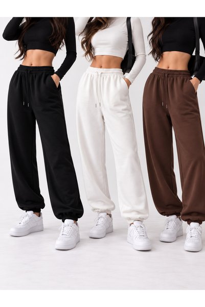 COMANCHERO Unisex 3-Thread Elastic Waist Sweatpants – Set of 3