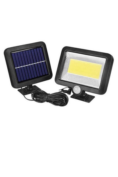 Vivendo Fl-1629b solar lamp, motion sensor, water resistant, black