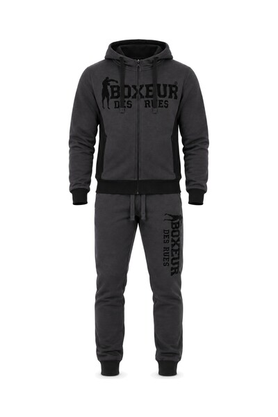 Boxeur Des Rues Ανδρική Χειμερινή Φόρμα Boxeur des Rues: Φούτερ με Φερμουάρ Α...