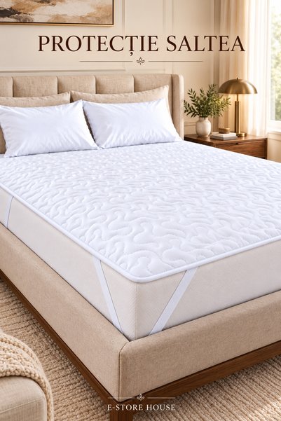 RALEX PUCIOASA Protecție de saltea matlasată ultrasonic, 100 g/m², 180 × 200 cm