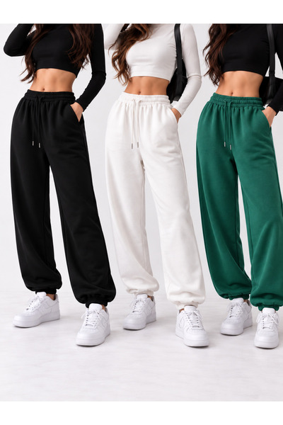 COMANCHERO Unisex 3-Thread Elastic Waist Sweatpants – Set of 3