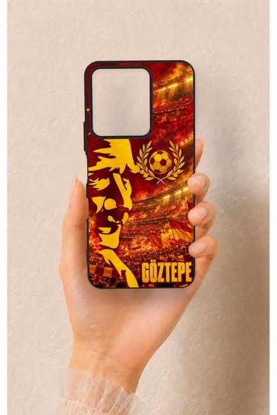 Vip Case Vivo Y35 Compatible Göztepe-Themed Patterned Silicone Case.