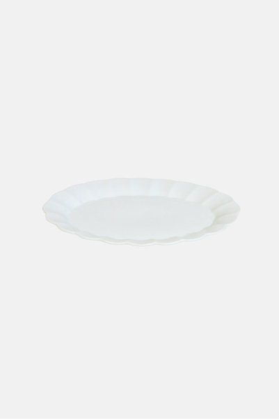 BIA Cordon Bleu Petal Large Oval Platter, White