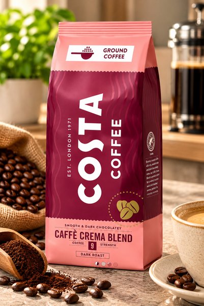 Costa Cafea Crema Originală, Cafea Boabe, 1 kg