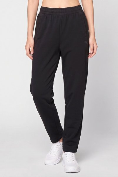 Anta Women Sportswear Fit Outdoor Track Pants, Black