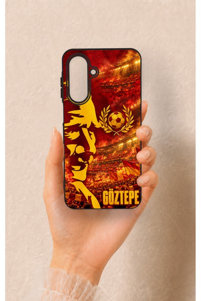 Vip Case Samsung A26 Compatible Göztepe-Themed Patterned Silicone Case.