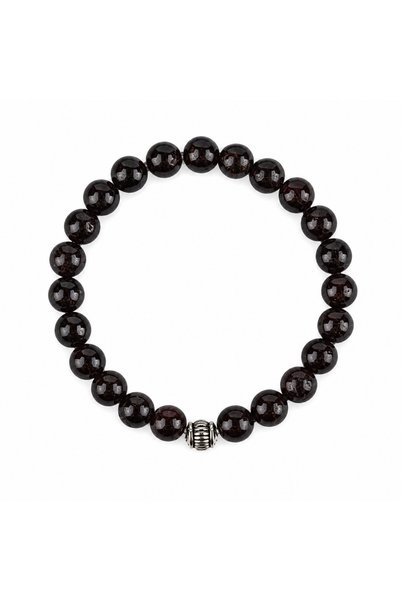 ALUULA Zawira Lal (granat) natural stone bracelet (8mm sphere cut)