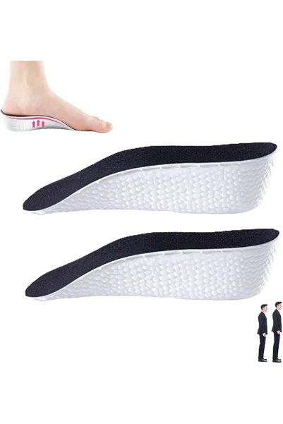 TERRIFI Height Increase Insoles for Men and Women 2.5cm Invisible Heel Lifts ...