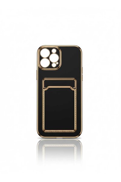 kılıfınbenden Iphone 13 pro max card holder black case model