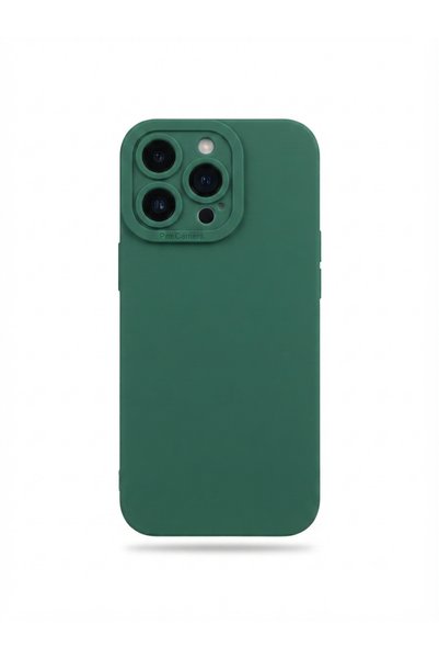 kılıfınbenden Iphone 15 pro green silicone case model