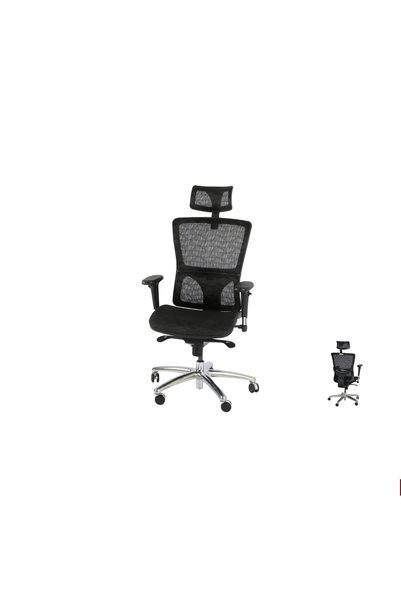 IN HOME STORE Comfortable Mesh Back Office Chair with Metal Base