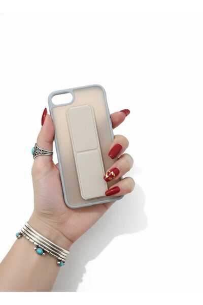 kılıfınbenden Iphone 8 plus / 7 plus / 6 plus case with stand, gray model.