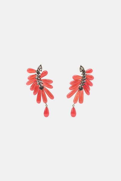 PULLEAR Marka Zr Model Hanging Resin Earrings
