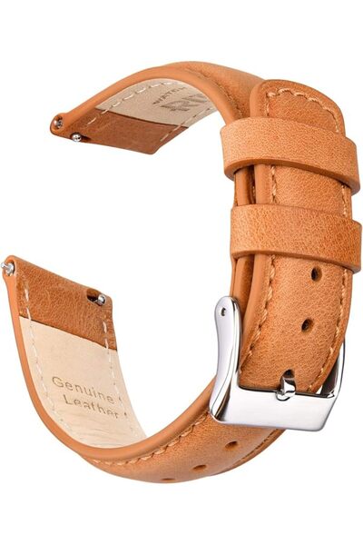 Ritche Quick Release Leather Watch Band 18mm 19mm 20mm 21mm 22mm 23mm 24mm Le...