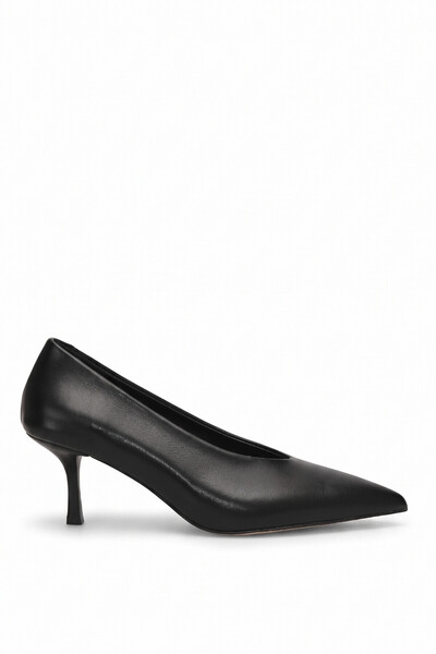 Ayakkabı Fuarı Elit Mln27060 Women's Genuine Leather Classic High-Heeled Shoe...