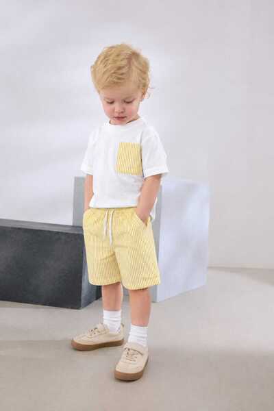 Chic Kids Wear طقم شورت صيفي للأولاد من تريند، تصميم مريح، سلسلة بريميوم