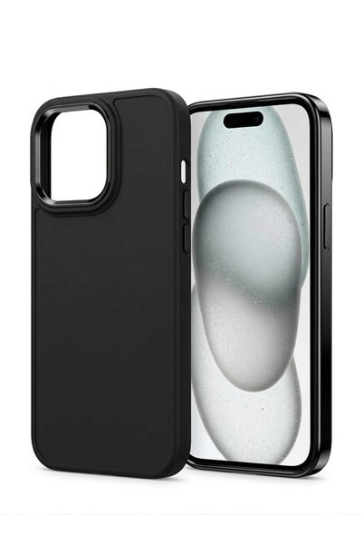 kılıfınbenden Iphone 13 pro max launch black silicone case model.
