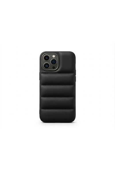 kılıfınbenden Iphone 13 pro max black puff case model.