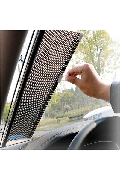 Vivendo Parasolar auto retractabil cu ventuze, pentru parbriz sau geamuri lat...