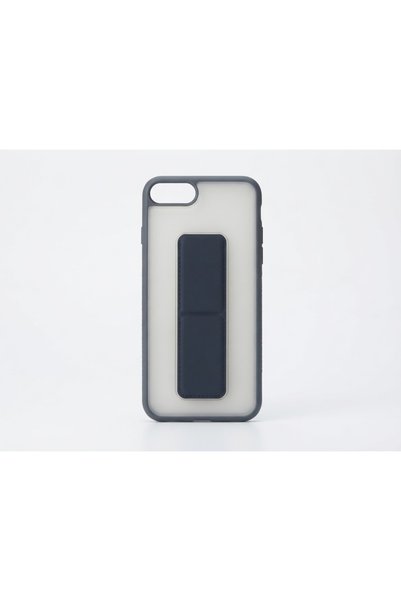 kılıfınbenden Iphone 8 plus / 7 plus navy blue case with stand.