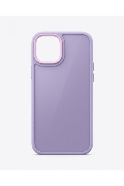 kılıfınbenden Iphone 12 / 12 pro purple silicone case model.