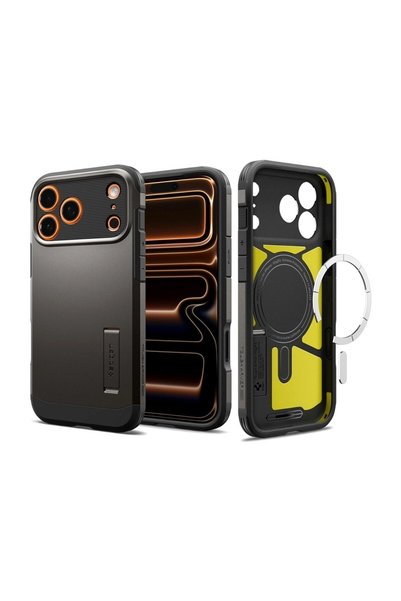Spigen Husa pentru iPhone 17 Pro cu MagSafe, protectie antisoc avansata la ca...