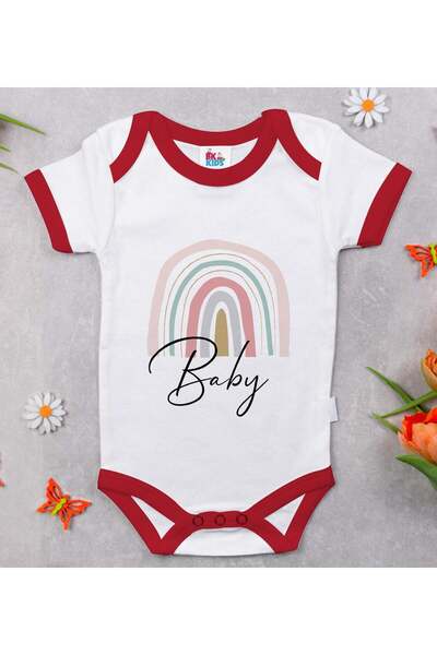 Bk Gift BK Kids Baby-Designed Red Baby Bodysuit-1, 12–18 months
