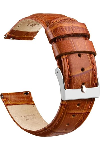 Ritche Quick Release Leather Watch Bands Genuine Leather Watch Strap for Sams...