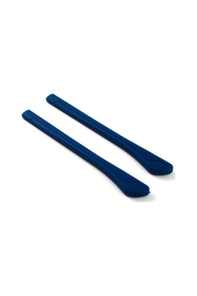 Bizzarini Blue Square Eyeglass Temple Tip Silicone