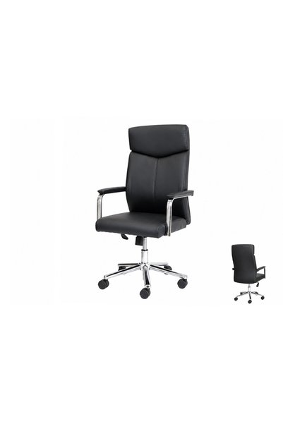 IN HOME STORE Modern Design High Back Ergonomic Office Chair Black