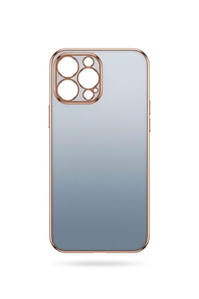 kılıfınbenden Iphone 13 pro max matte gray silicone case model.