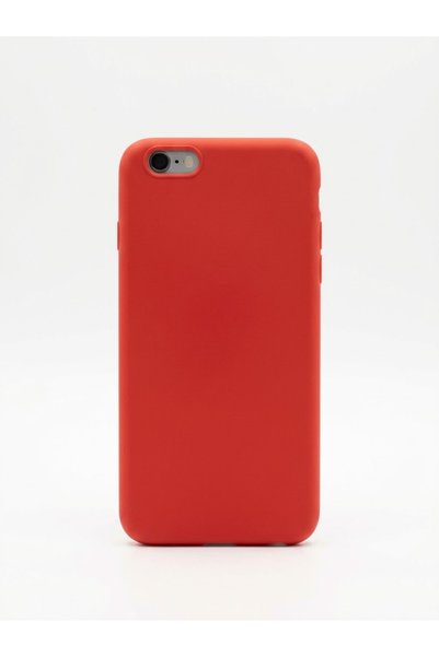 kılıfınbenden Iphone 6 plus velvet red silicone case model