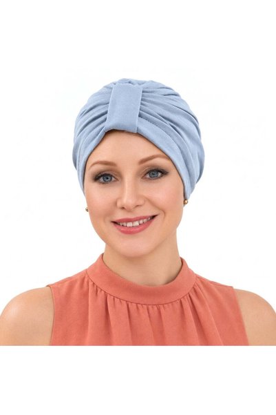 JIVA HEADWEAR Τουρμπάνι Jiva Armonia - Μπλε Ciel
