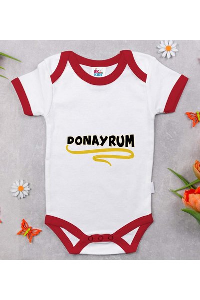 Bk Gift BK Kids Donayrum-Designed Red Baby Bodysuit-1, 0–3 Months