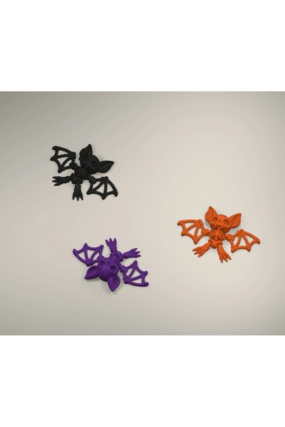OEM Set 3 schelete Flexi Lilieci Halloween, 7,81 × 5,33 × 1,58 cm fiecare