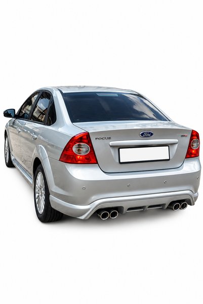 bestuning Ford Focus 2.5 Sedan 2008-2011 Arka Tampon Eki (Plastik) Boyasız