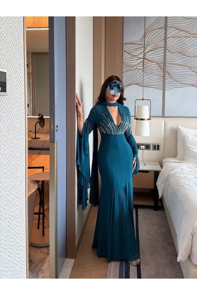 NALA FASHION فستان سهرة طويل