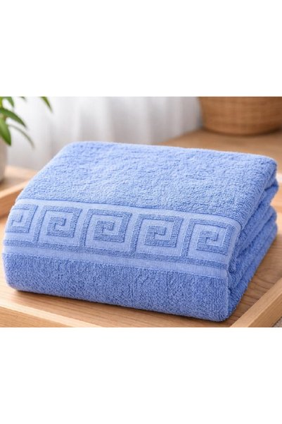 OEM Prosop de fata 100 % bumbac, 550 g/mp, 50/90 cm, bleu