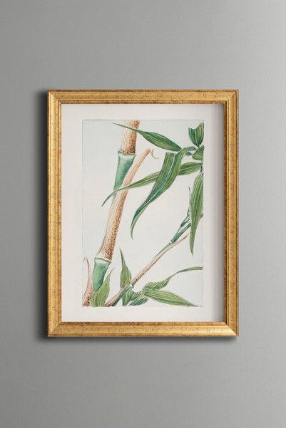 epiqart أغصان الخيزران - لوحة فنية بنقشة عتيقة - تصميم أنيق