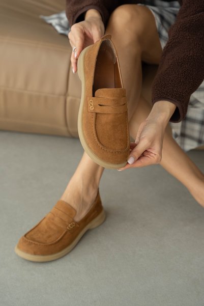selin shoes Pantofi de damă Brelin cu toc gros și o singură bandă – piele înt...