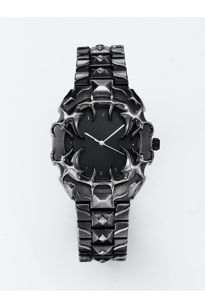 Choice black black DENVOSI New Y2K Gothic Claw Shaped Quartz Watch with Detac...