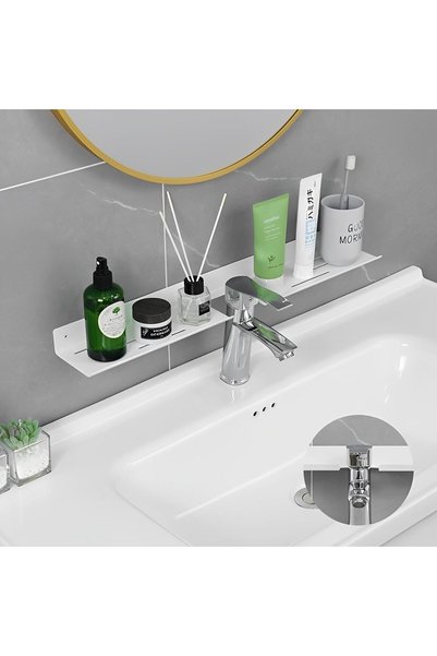 Bukela 50CM Metal Bathroom Shelf for Kitchen Sponge Organizer Holder Over the...