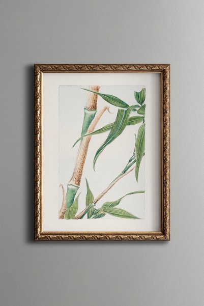 epiqart أغصان الخيزران - لوحة فنية بنقشة عتيقة - تصميم أنيق