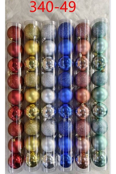 OEM Christmas balls 7 cm, 9 pcs Red