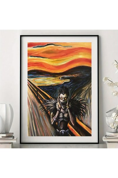 Generic Brand 1pc Anime Character Canvas Wall Art Print, Retro Canvas Poster,...