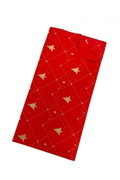 OEM Plastic Packaging With Christmas Trees And Stars 20/Set Red