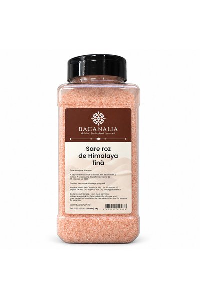 Bacanalia Sare roz de Himalaya fină 1 kg