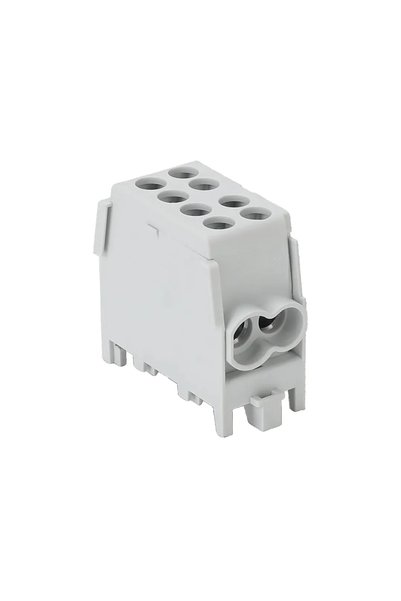 Elvon Single-phase distribution block ELV42657 100 A, gray, input 1 x 25 mm²,...