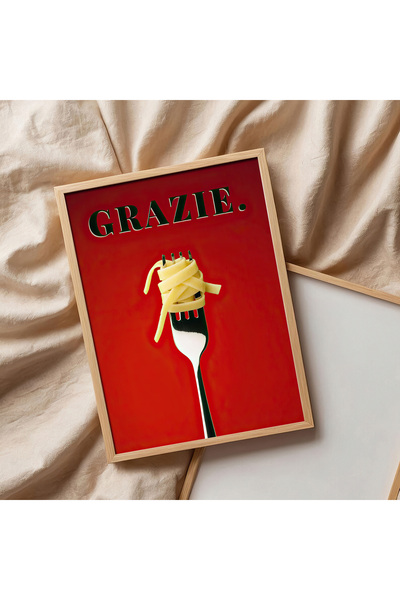 Generic Brand 1pc Noodles Forks Canvas Wall Art Print, Kitchen Home Decor, Un...